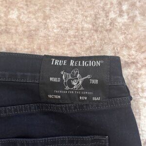 True Religion Brand Mick Style Deep Blue Denim Jean, Size 38